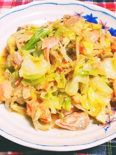 鮭のちゃんちゃん焼き-レシピのメイン写真