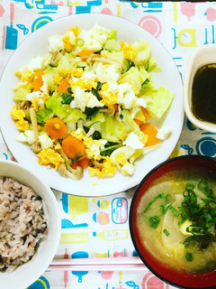 キャベツとしめじの温野菜サラダ-レシピのメイン写真