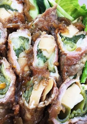 筍と九条ネギの肉巻き！2種の味付チョイス-レシピのメイン写真