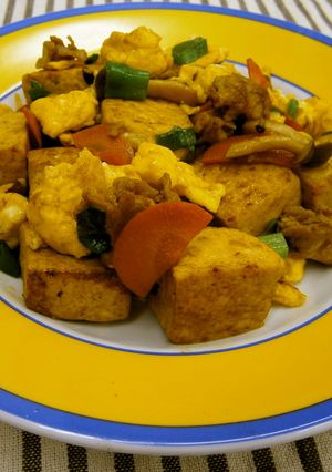 たまごと豆腐のピリ辛炒め-レシピのメイン写真