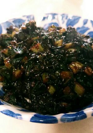 ふきの葉もたべれる！味噌味の佃煮-レシピのメイン写真