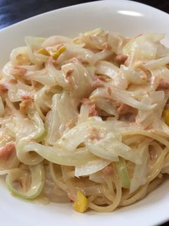 鮭のクリームパスタ-レシピのメイン写真