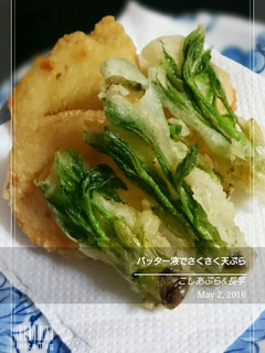 少量バッター液でさくさく天ぷら-レシピのメイン写真