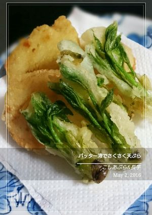 少量バッター液でさくさく天ぷら-レシピのメイン写真