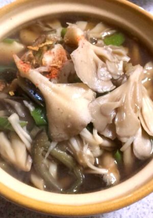 出汁が美味しいヘルシー舞茸うどん-レシピのメイン写真