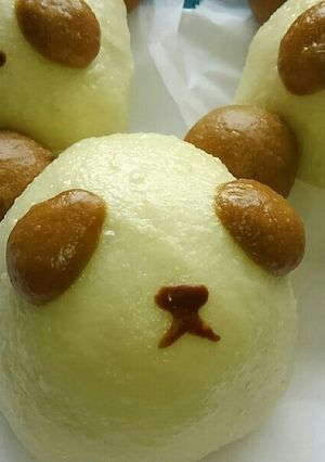 肉まん(パンダ)-レシピのメイン写真