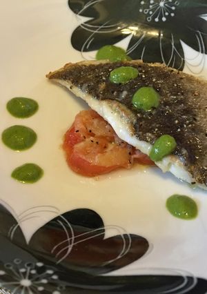 ［自宅フルコース］鱈のグリーンソース添え-レシピのメイン写真