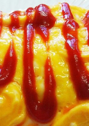 フライパン1回 手抜きオムライス -レシピのメイン写真