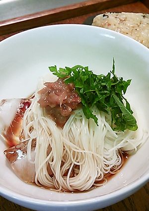 たたき梅サッパリ麺-レシピのメイン写真