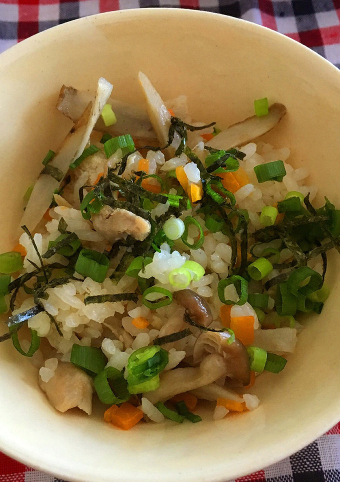 ＊ごぼうときのこの炊き込みご飯＊-レシピのメイン写真