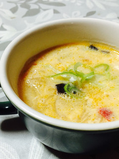 麻婆春雨で中華スープ-レシピのメイン写真
