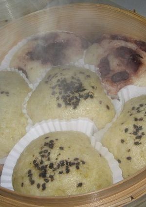 うすぐいす豆アン入り蒸しパン-レシピのメイン写真
