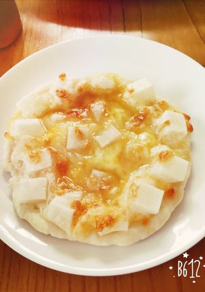 餅とチーズの簡単デザートフォルマッジピザ-レシピのメイン写真