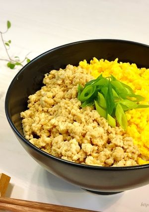 簡単ヘルシー♡お豆腐そぼろdeそぼろ丼-レシピのメイン写真