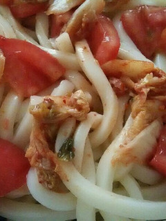 トマトキムチ冷やしうどん-レシピのメイン写真