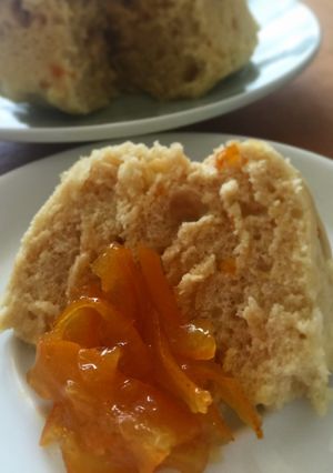 ママレード風味の酒かすむしぱん-レシピのメイン写真