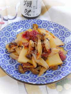 筍としめじの梅干し煮♪-レシピのメイン写真