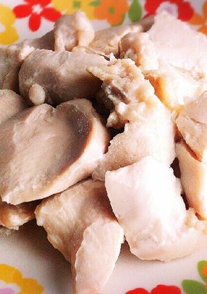 レンチンで簡単！鶏胸肉の塩麹蒸し-レシピのメイン写真