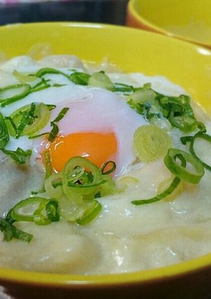 豆腐と鶏肉が主役☆豆乳de変わり親子丼♪-レシピのメイン写真