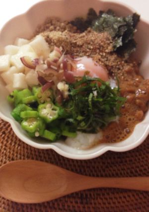 冷や奴（ネバネバ全部のせ）-レシピのメイン写真