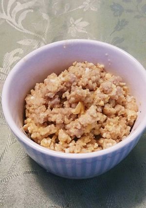 ふわふわ鶏そぼろ-レシピのメイン写真