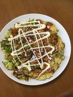 たった10分で!!残りご飯でお好み焼き風-レシピのメイン写真