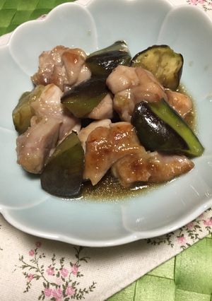 鳥もも肉とナスのうま醤油炒め-レシピのメイン写真