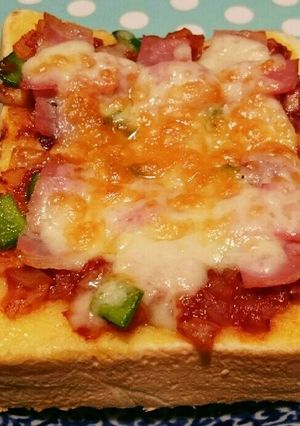 手作りソースで簡単！ピザトースト♪-レシピのメイン写真