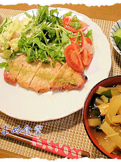 オーブンで焼く、豚ロース肉の味噌漬け-レシピのメイン写真