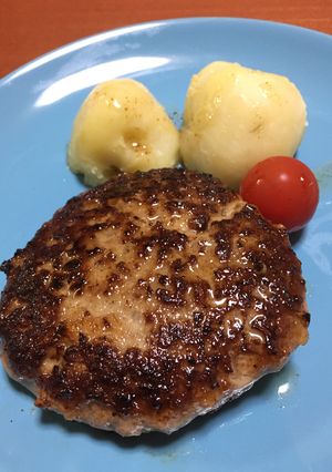 肉感しっかりハンバーグ-レシピのメイン写真