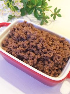レンジでたったの4分♡牛そぼろ-レシピのメイン写真