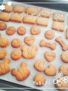メープルビスケット♪-レシピのメイン写真