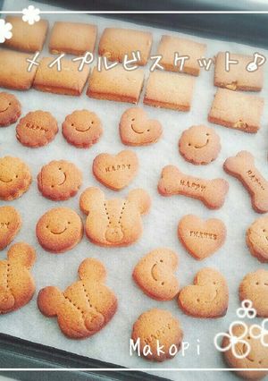 メープルビスケット♪-レシピのメイン写真