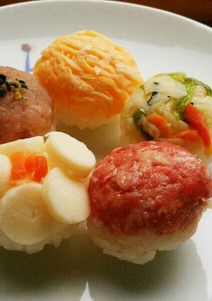 犬ご飯　手鞠寿司-レシピのメイン写真