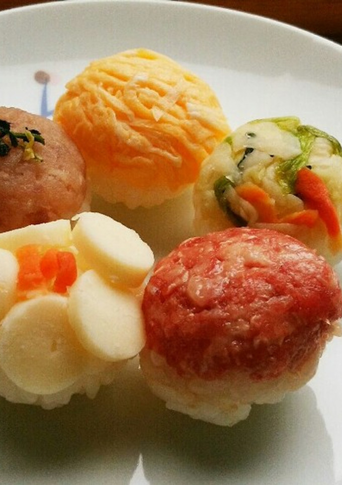 犬ご飯　手鞠寿司-レシピのメイン写真
