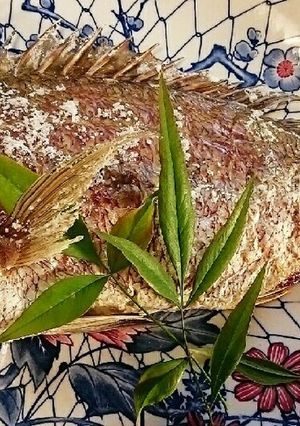鯛の姿焼き 〜祝〜-レシピのメイン写真