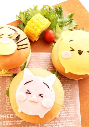 ツムツムサンドウィッチ〜♪-レシピのメイン写真