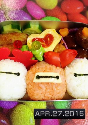 簡単☆ベイマックス☆キャラ弁☆-レシピのメイン写真