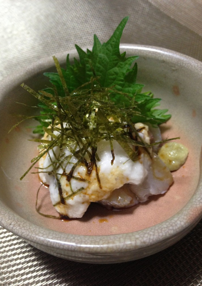 新鮮♪ぎまの山芋がけ-レシピのメイン写真