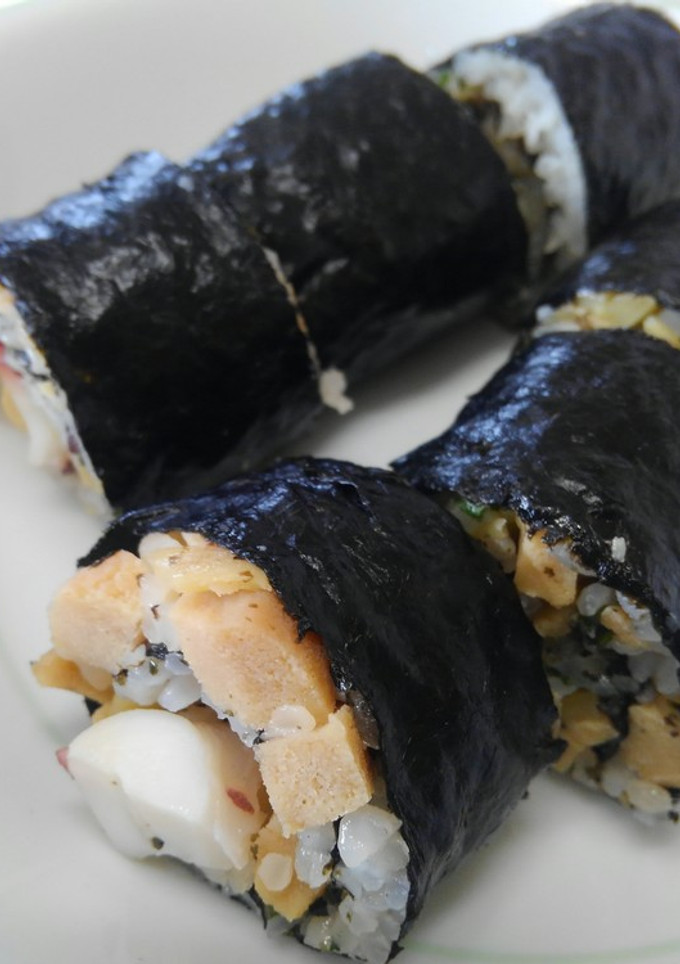 タコと高野豆腐の巻き寿司-レシピのメイン写真