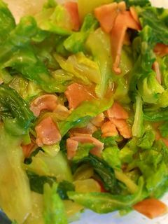 キャベツとベーコンのカレー炒め煮-レシピのメイン写真