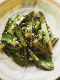 四角豆の塩麹炒め-レシピのメイン写真