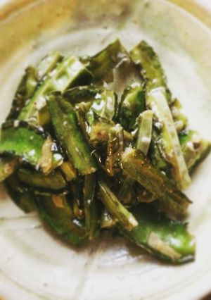 四角豆の塩麹炒め-レシピのメイン写真