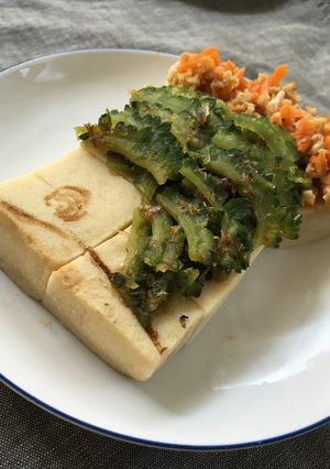 沖縄風こうや豆腐のこいのぼり-レシピのメイン写真