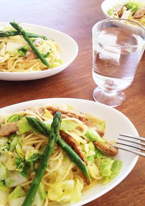 チキンとキャベツのレモン爽やかなパスタ-レシピのメイン写真