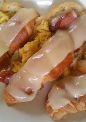 クロワッサンサンド-レシピのメイン写真
