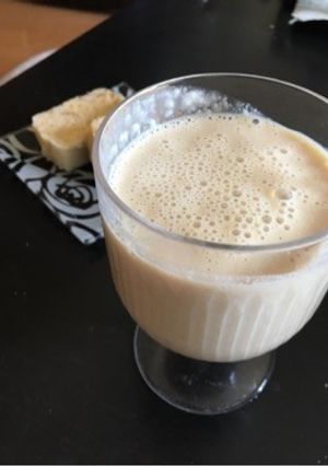 朝食にきなこバナナりんごジュース-レシピのメイン写真