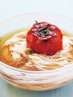 焼きトマト素麺-レシピのメイン写真