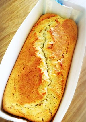卵なし、粉ミルク消費バナナパウンドケーキ-レシピのメイン写真