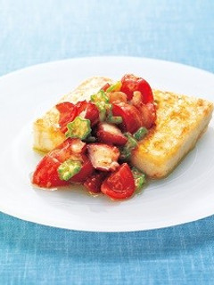 夏野菜たっぷり豆腐ステーキ-レシピのメイン写真
